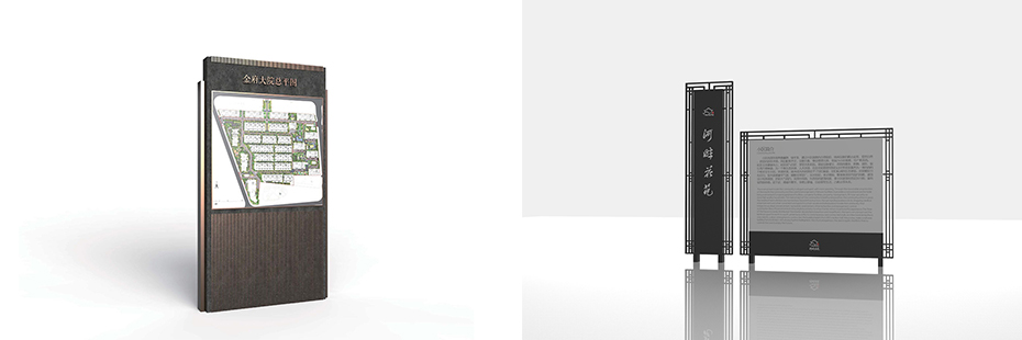 小區(qū)總平面圖標識